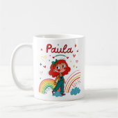 Rainbow Girl Paula 2 Koffiemok (Links)
