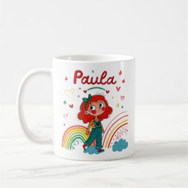 Rainbow Girl Paula 2 Koffiemok