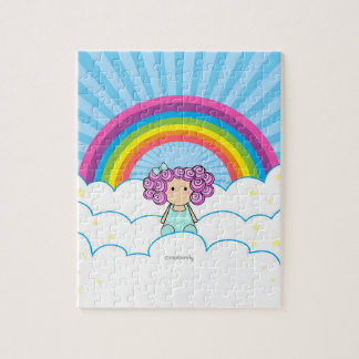 Rainbow Girl Puzzle Gift Legpuzzel