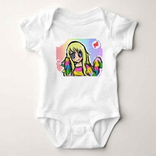 Rainbow Girl T-shirt (Voorkant)