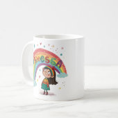 Rainbow Girl Vanessa 2 Koffiemok (Voorkant links)