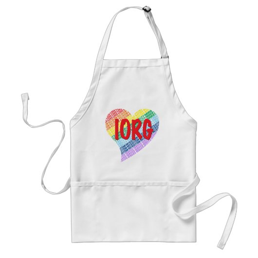 Rainbow Girls apron Standaard Schort (Voorkant)