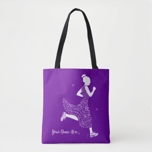 Rainbow Girls Assembly Gifts | Masonische Canvas t Tote Bag (Voorkant)