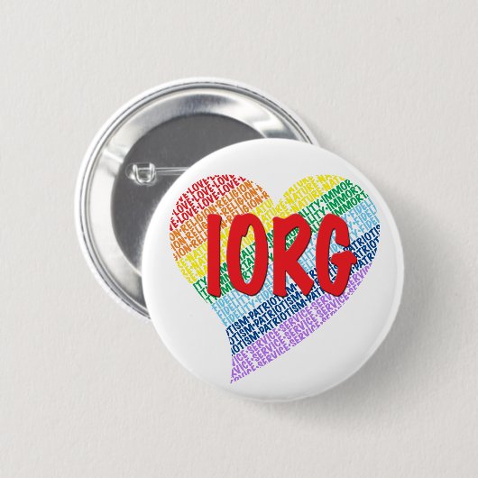 Rainbow Girls Button (Voorkant /achterkant)