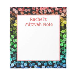 Rainbow Girls Mitzvah Notes Notitieblok