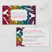 Rainbow Glam Hair Salon Visitekaartjes (Voorkant / Achterkant)