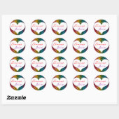 Rainbow Glam Love Sticker (Vel)