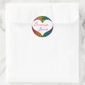 Rainbow Glam Love Sticker (Tas)