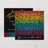 Rainbow Glam Uitnodiging (Voorkant / Achterkant)