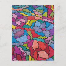Rainbow Glas in lood Flowers Abstract