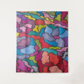 Rainbow Glas in lood Flowers Abstract Wandkleed (Voorkant)