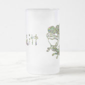 Rainbow Glas in lood Look Frog Art Matglas Bierpul (Center)