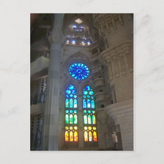 Rainbow Glas in lood Windows Briefkaart (Voorkant)