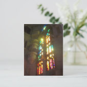 Rainbow Glas in lood Windows Briefkaart (Staand voorkant)