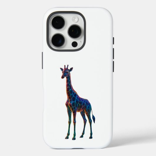 Rainbow Glass Giraffe Art Case-Mate iPhone Case (Achterkant)