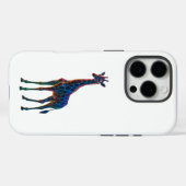 Rainbow Glass Giraffe Art Case-Mate iPhone Case (Achterkant (horizontaal))