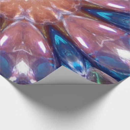 Rainbow Glass Prism Kaleidoscoop Cadeaupapier (Hoek)