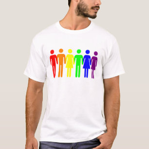 Rainbow GLBT Pride van de familie Gay T-shirt