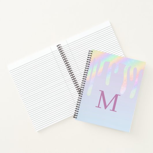 Rainbow Glitter Aesthetic Composition Notitieboek (Binnen)