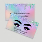 Rainbow Glitter Beauty Visitekaartje
