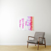 Rainbow Glitter Birthday Photo Booth Prop Backdrop Wandkleed (In Situ (horizontaal))