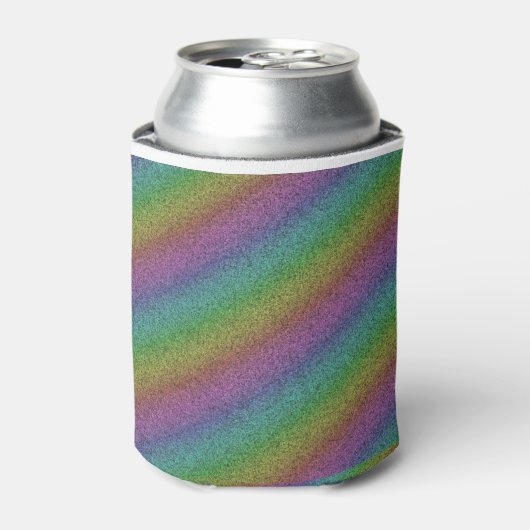 Rainbow Glitter Blikjeskoeler (Blikje Voorkant)