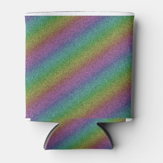 Rainbow Glitter Blikjeskoeler (Voorkant)