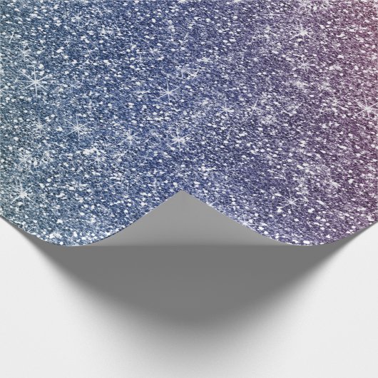 Rainbow Glitter  Cadeaupapier (Hoek)