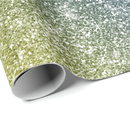 Rainbow Glitter Cadeaupapier (Rol Hoek)