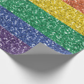 Rainbow Glitter Cadeaupapier (Hoek)