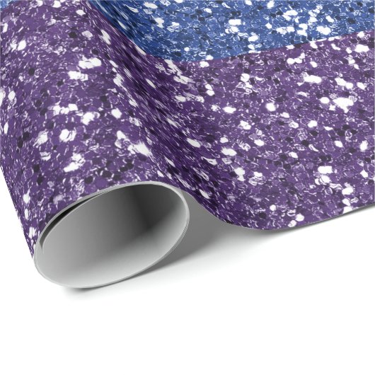 Rainbow Glitter Cadeaupapier (Rol Hoek)