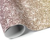 Rainbow Glitter Cadeaupapier (Rol Hoek)
