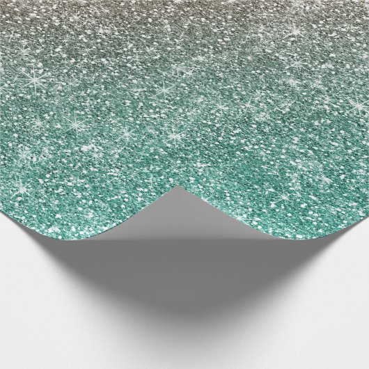 Rainbow Glitter  Cadeaupapier (Hoek)