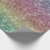 Rainbow Glitter  Cadeaupapier (Hoek)