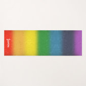 Rainbow Glitter Chakra Yoga Mat (Voorkant (horizontaal))