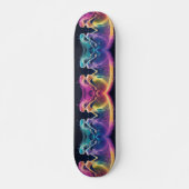 Rainbow Glitter Cosmic Galaxy Vrouwelijke Energie Persoonlijk Skateboard (Voorkant)