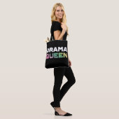 Rainbow Glitter Drama Queen Tote Bag (Op model)