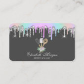 Rainbow Glitter Drift bakkerij Handgereedschap Visitekaartje (Voorkant)