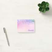 Rainbow Glitter Drift op maat Post-it® Notes (Kantoor)