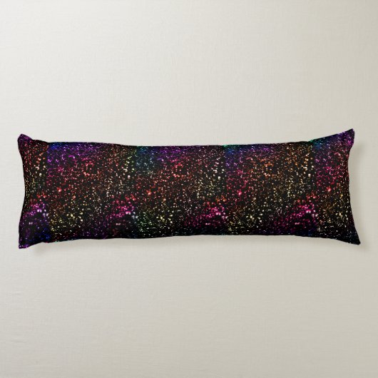 Rainbow Glitter Effect Body Pillow Lichaamskussen (Achterkant)