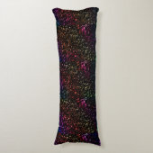 Rainbow Glitter Effect Body Pillow Lichaamskussen (Voorkant Verticaal)