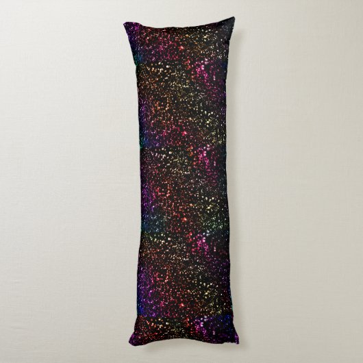 Rainbow Glitter Effect Body Pillow Lichaamskussen (Achterkant (Verticaal))