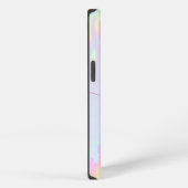 Rainbow Glitter Elegant Script Name iPhone Hoesje (Rechterkant)