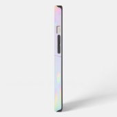 Rainbow Glitter Elegant Script Name iPhone Hoesje (Linkerkant)