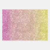 Rainbow Glitter  Inpakpapier Vel (Voorkant 3)