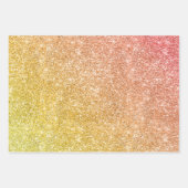 Rainbow Glitter  Inpakpapier Vel (Voorkant 3)