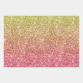 Rainbow Glitter  Inpakpapier Vel (Voorkant)