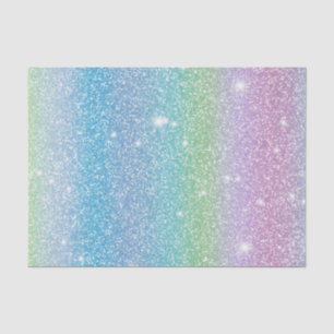 Rainbow Glitter Kijk Pastels Tissuepapier