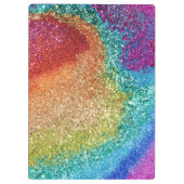 Rainbow Glitter Klembord (Achterkant)