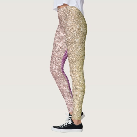 Rainbow Glitter Leggings (Links)